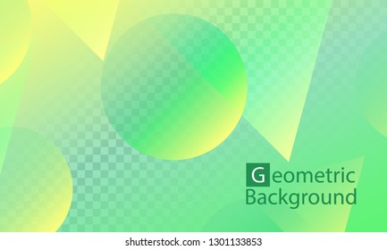 Geometric background. Minimal abstract cover design. Creative colorful wallpaper. Trendy gradient poster. Vector illustration.