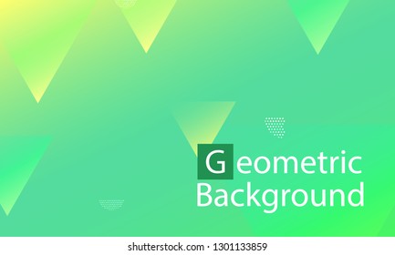 Geometric background. Minimal abstract cover design. Creative colorful wallpaper. Trendy gradient poster. Vector illustration.