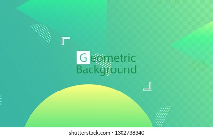Geometric background. Minimal abstract cover design. Creative colorful wallpaper. Trendy gradient poster. Vector illustration.