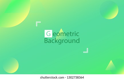 Geometric background. Minimal abstract cover design. Creative colorful wallpaper. Trendy gradient poster. Vector illustration.