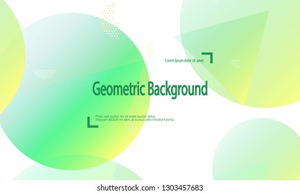 Geometric background. Minimal abstract cover design. Creative colorful wallpaper. Trendy gradient poster. Vector illustration.