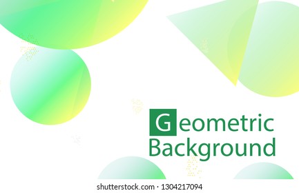 Geometric background. Minimal abstract cover design. Creative colorful wallpaper. Trendy gradient poster. Vector illustration.