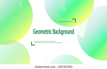 Geometric background. Minimal abstract cover design. Creative colorful wallpaper. Trendy gradient poster. Vector illustration.