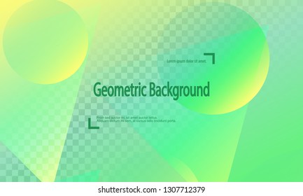 Geometric background. Minimal abstract cover design. Creative colorful wallpaper. Trendy gradient poster. Vector illustration.