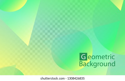 Geometric background. Minimal abstract cover design. Creative colorful wallpaper. Trendy gradient poster. Vector illustration.