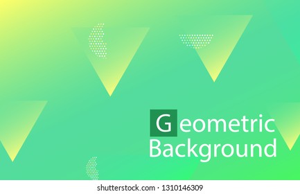 Geometric background. Minimal abstract cover design. Creative colorful wallpaper. Trendy gradient poster. Vector illustration.