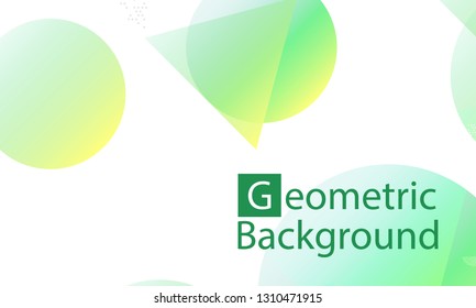 Geometric background. Minimal abstract cover design. Creative colorful wallpaper. Trendy gradient poster. Vector illustration.