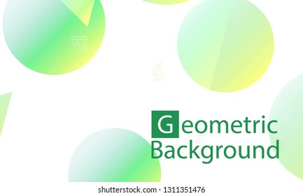 Geometric background. Minimal abstract cover design. Creative colorful wallpaper. Trendy gradient poster. Vector illustration.