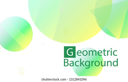 Geometric background. Minimal abstract cover design. Creative colorful wallpaper. Trendy gradient poster. Vector illustration.