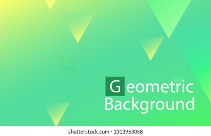 Geometric background. Minimal abstract cover design. Creative colorful wallpaper. Trendy gradient poster. Vector illustration.
