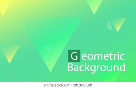 Geometric background. Minimal abstract cover design. Creative colorful wallpaper. Trendy gradient poster. Vector illustration.