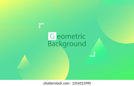 Geometric background. Minimal abstract cover design. Creative colorful wallpaper. Trendy gradient poster. Vector illustration.