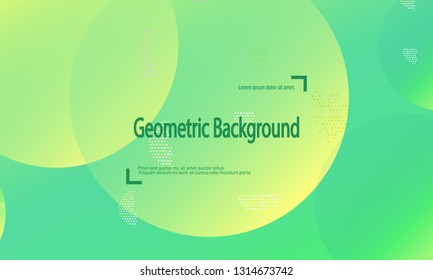 Geometric background. Minimal abstract cover design. Creative colorful wallpaper. Trendy gradient poster. Vector illustration.