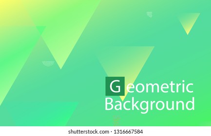 Geometric background. Minimal abstract cover design. Creative colorful wallpaper. Trendy gradient poster. Vector illustration.