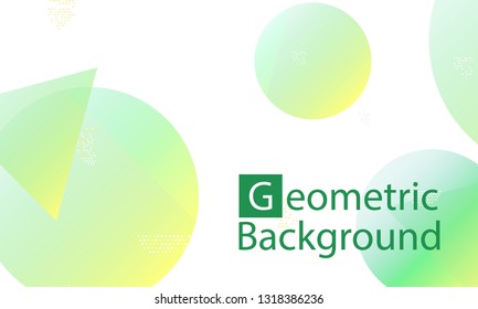 Geometric background. Minimal abstract cover design. Creative colorful wallpaper. Trendy gradient poster. Vector illustration.