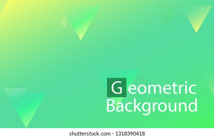 Geometric background. Minimal abstract cover design. Creative colorful wallpaper. Trendy gradient poster. Vector illustration.