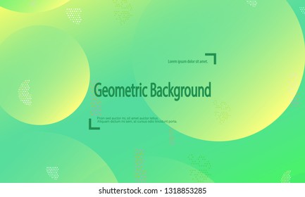 Geometric background. Minimal abstract cover design. Creative colorful wallpaper. Trendy gradient poster. Vector illustration.