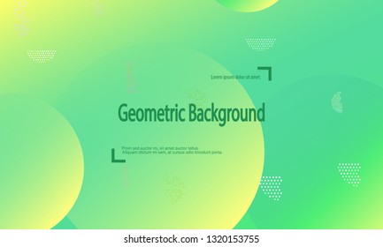 Geometric background. Minimal abstract cover design. Creative colorful wallpaper. Trendy gradient poster. Vector illustration.
