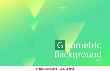Geometric background. Minimal abstract cover design. Creative colorful wallpaper. Trendy gradient poster. Vector illustration.