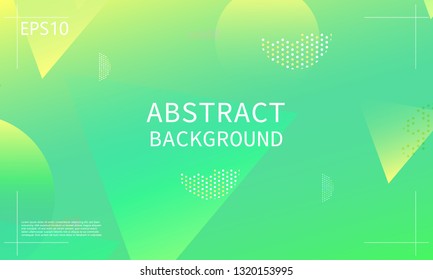 Geometric background. Minimal abstract cover design. Creative colorful wallpaper. Trendy gradient poster. Vector illustration.