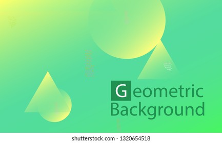 Geometric background. Minimal abstract cover design. Creative colorful wallpaper. Trendy gradient poster. Vector illustration.