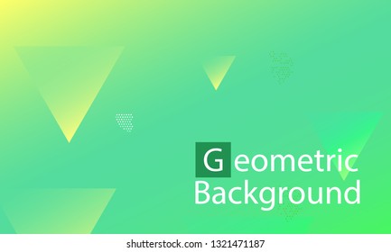 Geometric background. Minimal abstract cover design. Creative colorful wallpaper. Trendy gradient poster. Vector illustration.