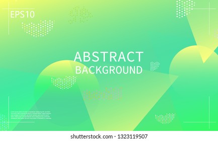 Geometric background. Minimal abstract cover design. Creative colorful wallpaper. Trendy gradient poster. Vector illustration.