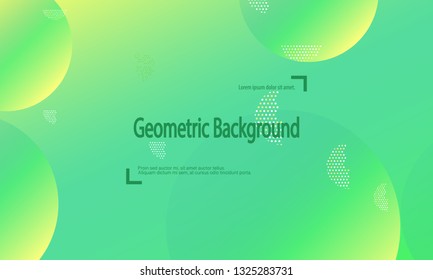 Geometric background. Minimal abstract cover design. Creative colorful wallpaper. Trendy gradient poster. Vector illustration.
