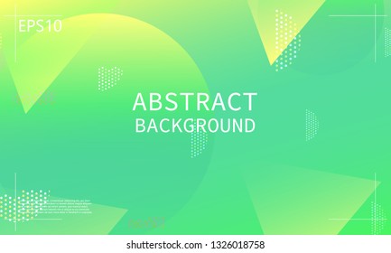 Geometric background. Minimal abstract cover design. Creative colorful wallpaper. Trendy gradient poster. Vector illustration.