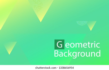 Geometric background. Minimal abstract cover design. Creative colorful wallpaper. Trendy gradient poster. Vector illustration.
