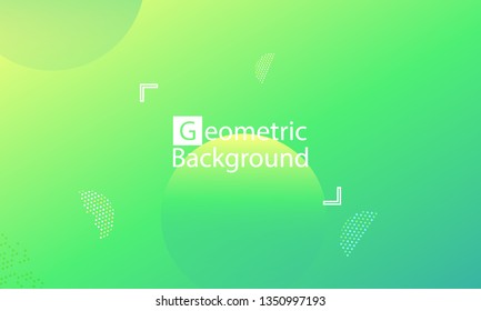 Geometric background. Minimal abstract cover design. Creative colorful wallpaper. Trendy gradient poster. Vector illustration.