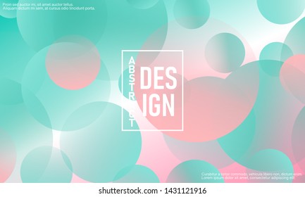 Geometric background. Minimal abstract cover design. Creative colorful wallpaper. Trendy gradient poster. Vector illustration.