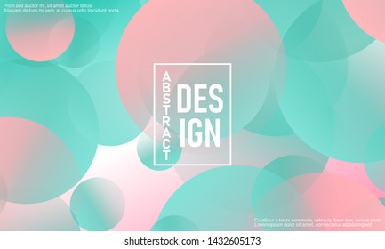 Geometric background. Minimal abstract cover design. Creative colorful wallpaper. Trendy gradient poster. Vector illustration.
