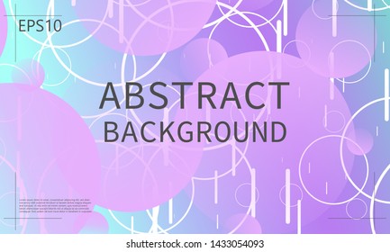 Geometric background. Minimal abstract cover design. Creative colorful wallpaper. Trendy gradient poster. Vector illustration.