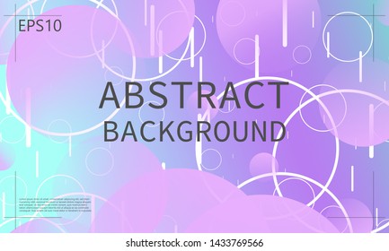 Geometric background. Minimal abstract cover design. Creative colorful wallpaper. Trendy gradient poster. Vector illustration.