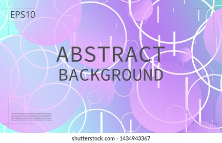 Geometric background. Minimal abstract cover design. Creative colorful wallpaper. Trendy gradient poster. Vector illustration.