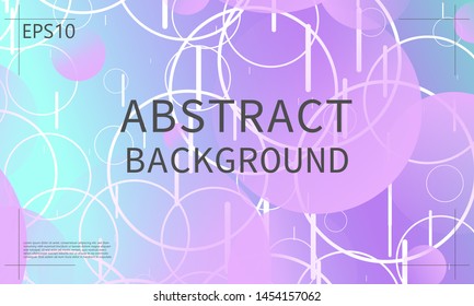 Geometric background. Minimal abstract cover design. Creative colorful wallpaper. Trendy gradient poster. Vector illustration.
