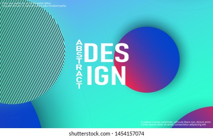 Geometric background. Minimal abstract cover design. Creative colorful wallpaper. Trendy gradient poster. Vector illustration.