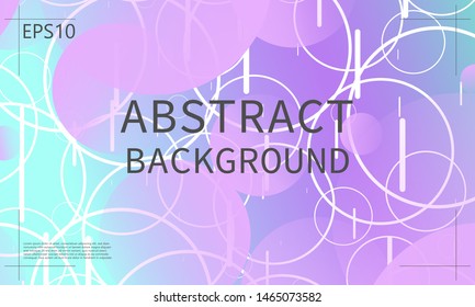 Geometric background. Minimal abstract cover design. Creative colorful wallpaper. Trendy gradient poster. Vector illustration.