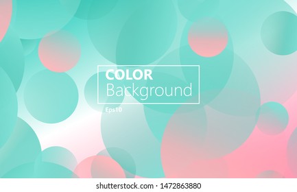 Geometric background. Minimal abstract cover design. Creative colorful wallpaper. Trendy gradient poster. Vector illustration.