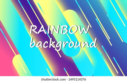 Geometric background. Minimal abstract cover design. Creative colorful wallpaper. Trendy gradient poster. Vector illustration.