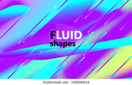 Geometric background. Minimal abstract cover design. Creative colorful wallpaper. Trendy gradient poster. Vector illustration.