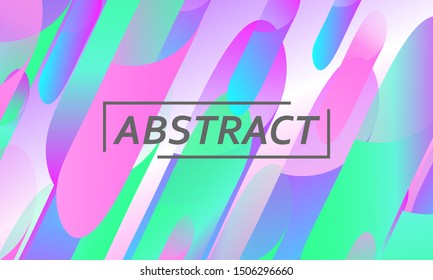Geometric background. Minimal abstract cover design. Creative colorful wallpaper. Trendy gradient poster. Vector illustration.