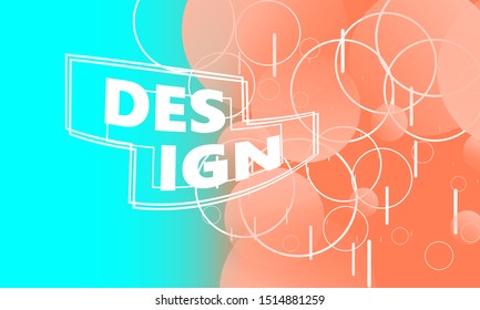 Geometric background. Minimal abstract cover design. Creative colorful wallpaper. Trendy gradient poster. Vector illustration.
