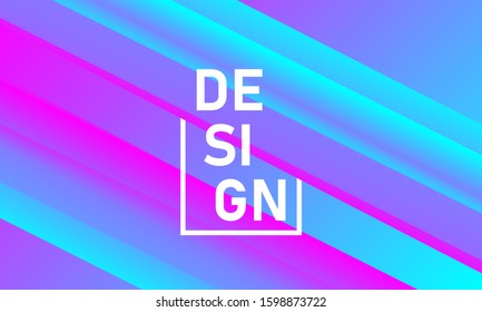 Geometric background. Minimal abstract cover design. Creative colorful wallpaper. Trendy gradient poster. Vector illustration.