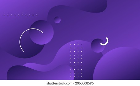 Fondo geométrico. Diseño abstracto mínimo de la cubierta. Líneas de degradado de moda, formas de círculo y composición de puntos. EPS vectorial 10