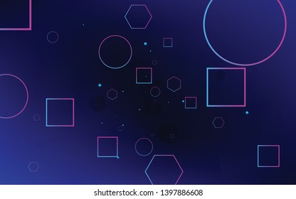 Geometric background Minimal Dynamic shapes