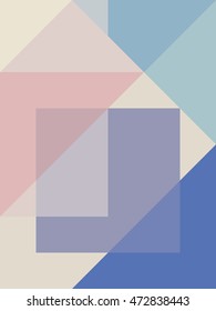Geometric background in modern abstract style