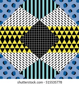 Geometric background in modern abstract style