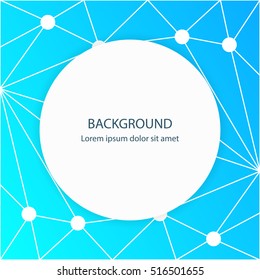 Geometric background. Modern abstract background template